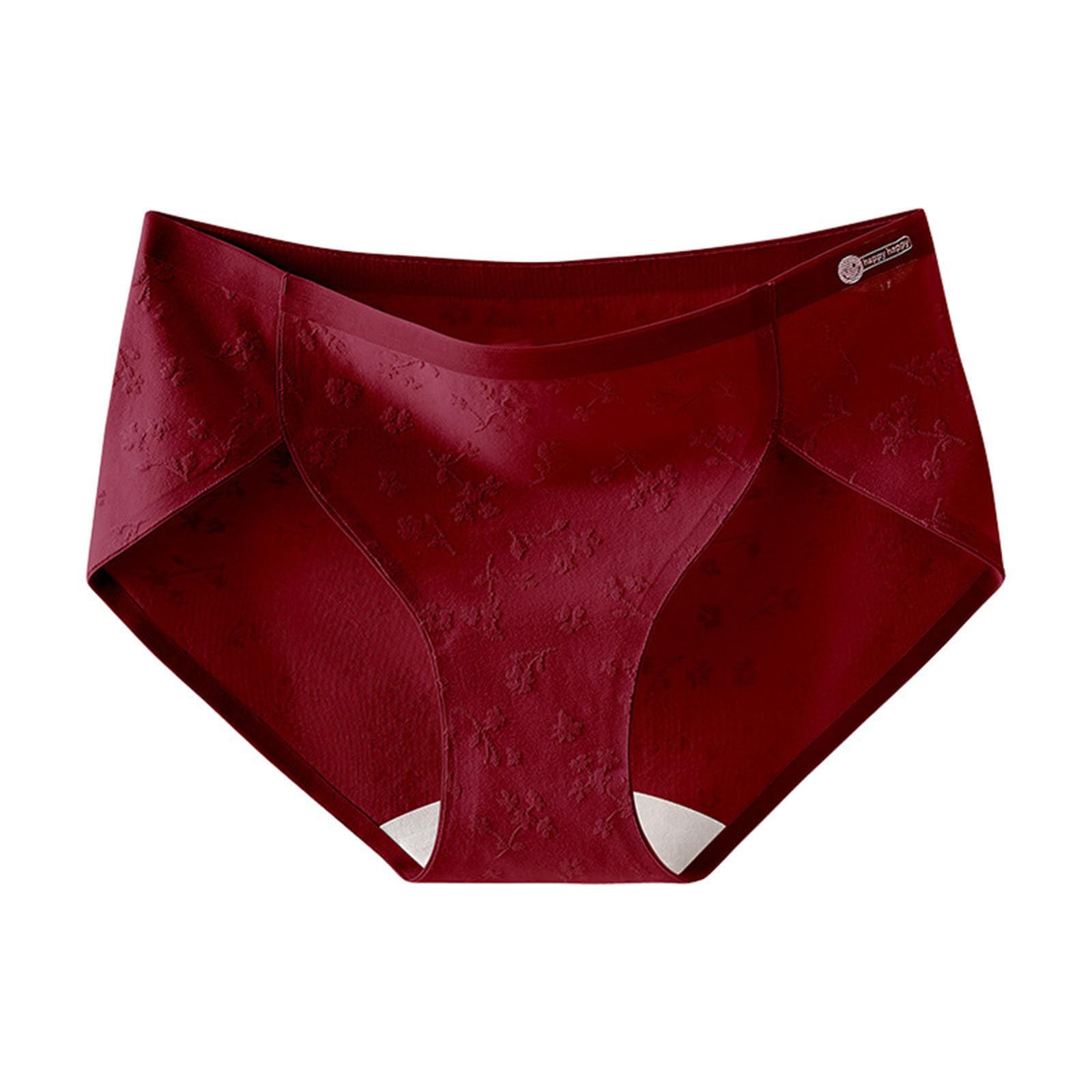 Breathable Comfy Underwear for Womens Full Coverage No Show High Waisted Seamless Skin Friendly Panties Everyday Use