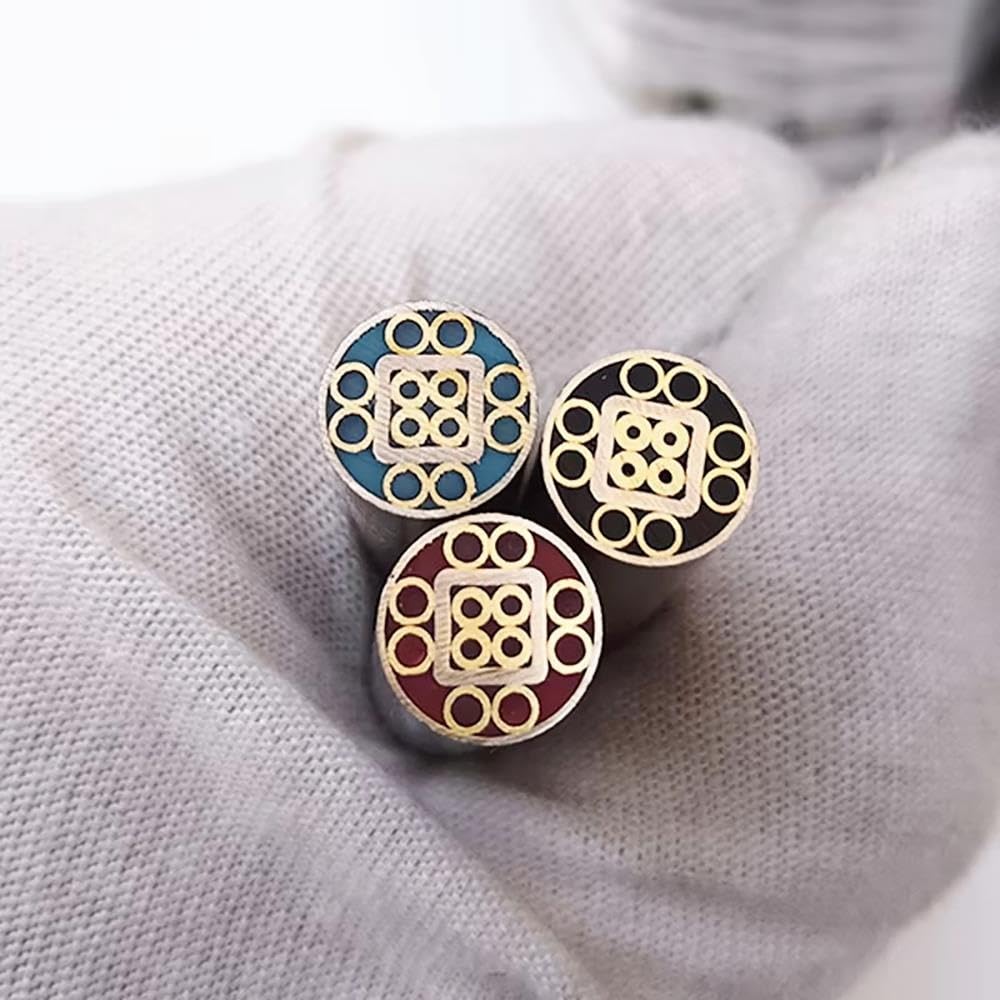 Pasador Remache Mosaico 8mm Tubo Acero para Mango de Cuchillo