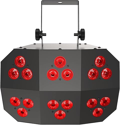 Miniatura 3 de Chauvet DJ Wash FX 2 Quad-Color RGB+UV - Paquete de luces de lavado multiusos con 2 cables DMX y paño de pulido Austin Bazaar