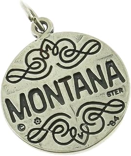 The New 925 Sterling Silver Montana Gold Rush Miners Panning Charm Handcrafted, universal fit, vibrant enamel, secure design, artisan quality RishiA00657