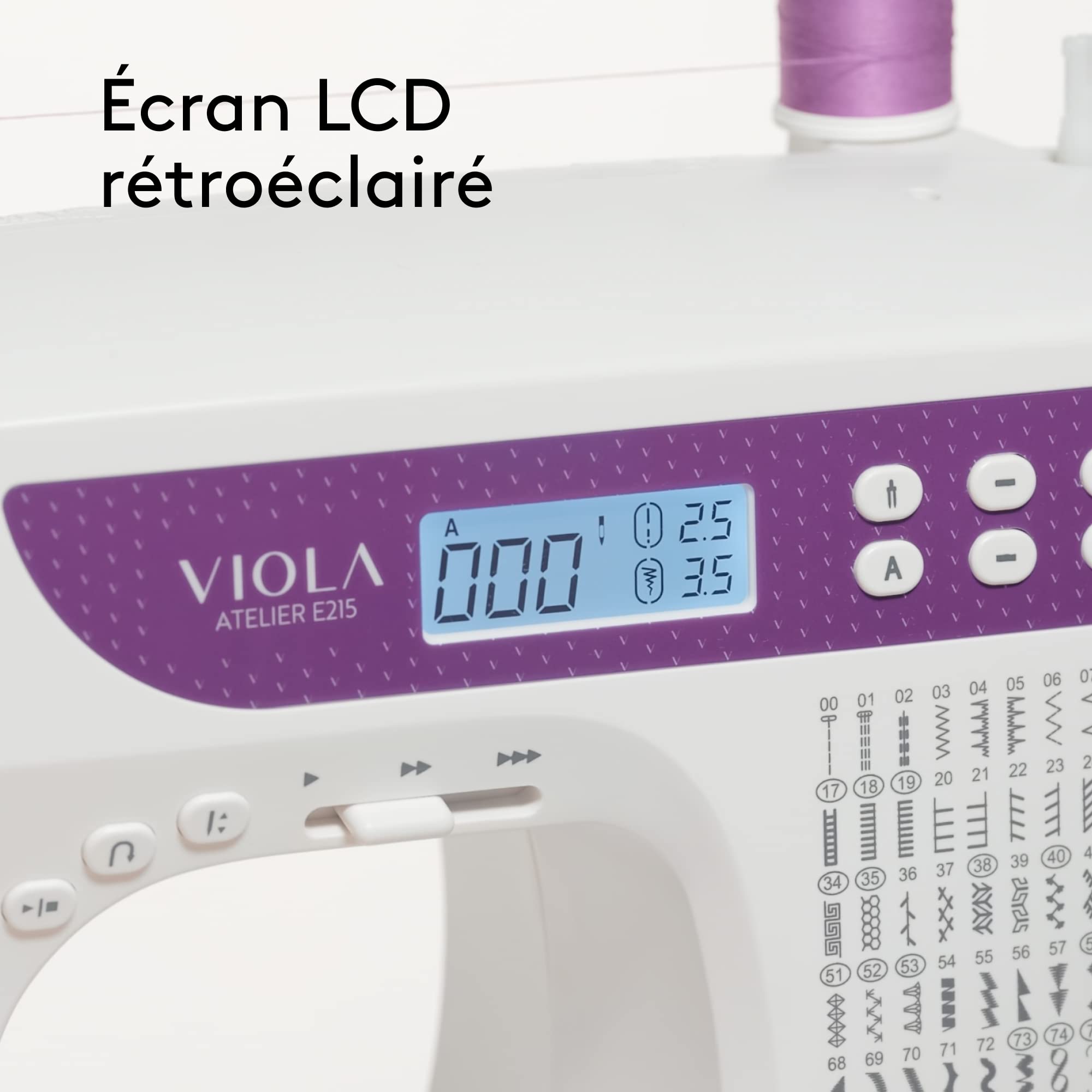 VIOLA Atelier E215 machine à coudre