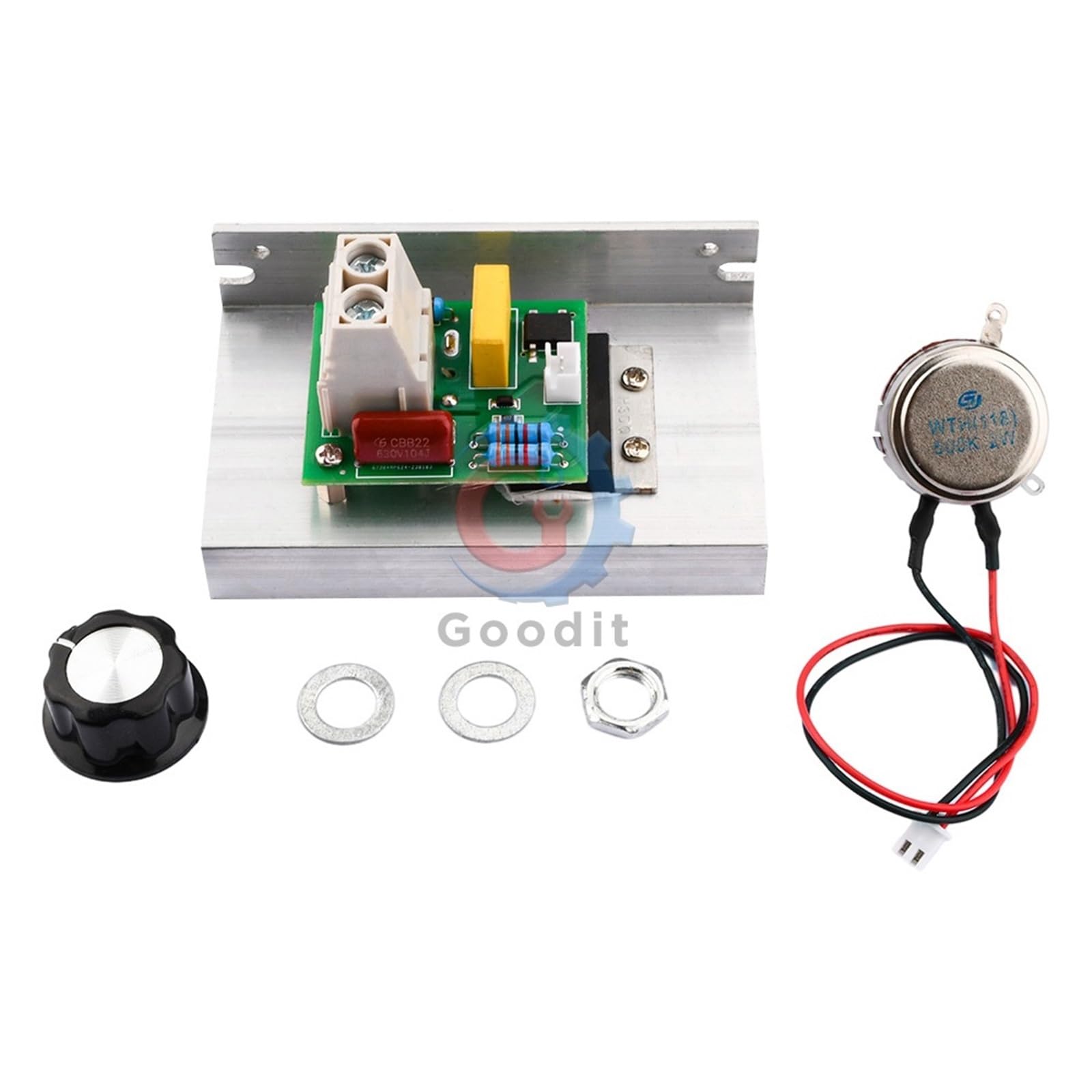 Regulador de Voltaje AC SCR Controlador de Velocidad del Motor 10000W AC 220V Control atenuadores termostato