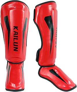 Shin Guards Muay Thai,Shin Guards Kickboxing Muay Thai,Hide Leather,Leg Instep Protection Pads,Martial Arts Kicking Sparring Training Gear,Karate Boxing Taekwondo,Shin Guards Kickboxing Muay Thai.