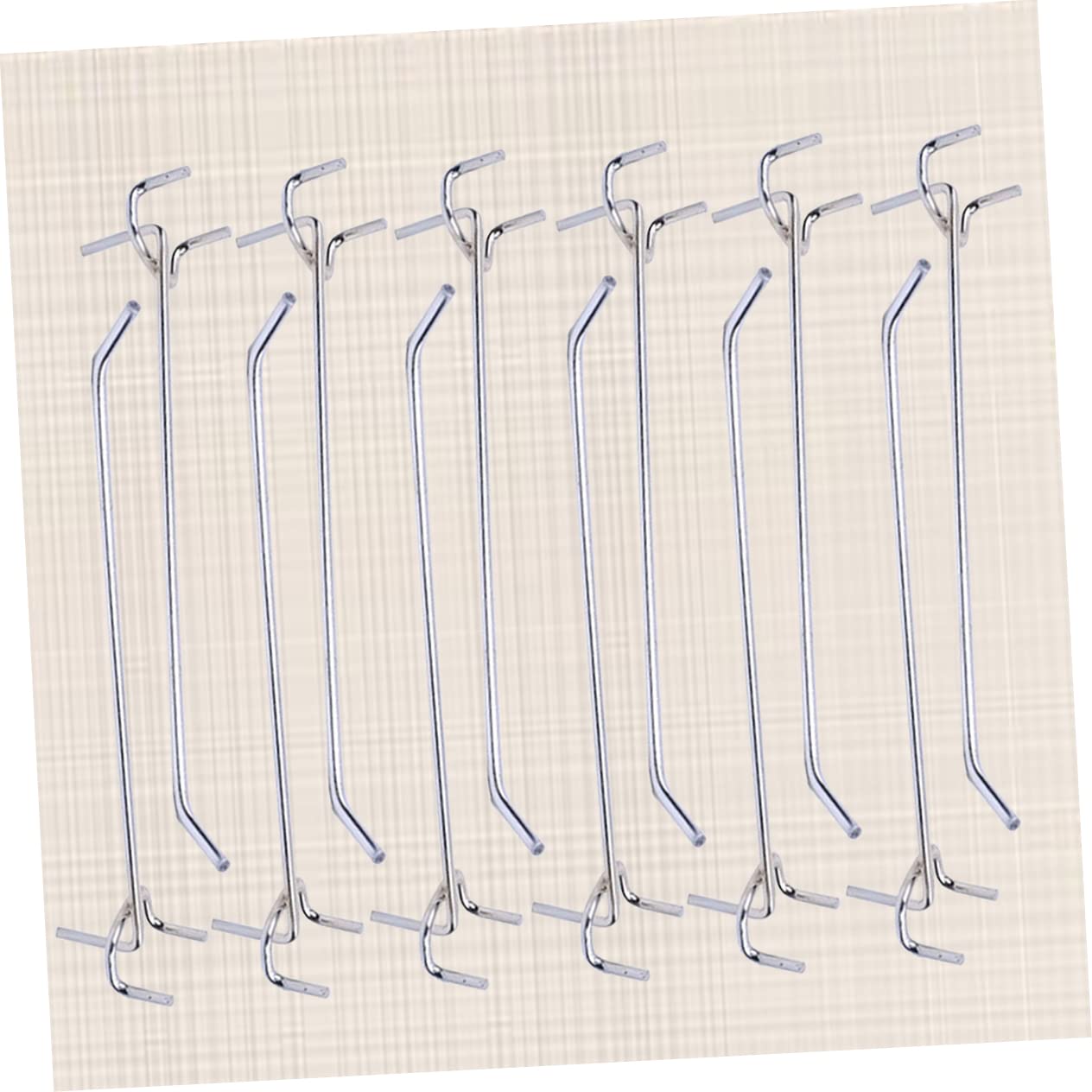 LYGXWJFC 50 Pezzi Ganci da Parete per Cappelli, Ripiani per Piante, Ganci da Esterno per Appendere Fori, Ganci per Pannelli, grucce Resistenti per Vestiti, Ganci per Pannelli forati in Metallo, Rack