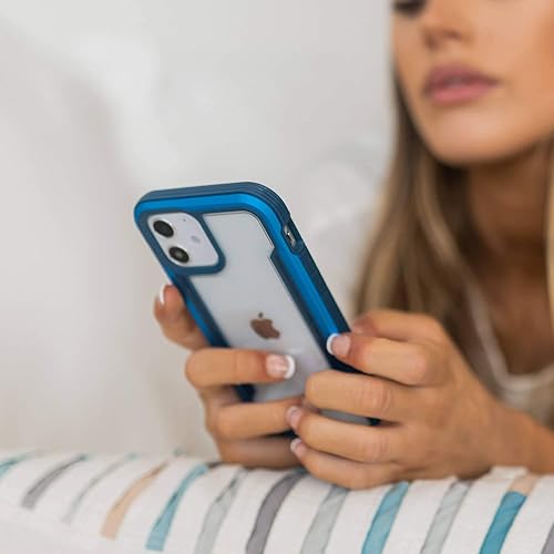 Miniatura 7 de Raptic Funda protectora compatible con iPhone 12 y iPhone 12 Pro, protección contra golpes, marco de aluminio duradero, probado en caídas de 10