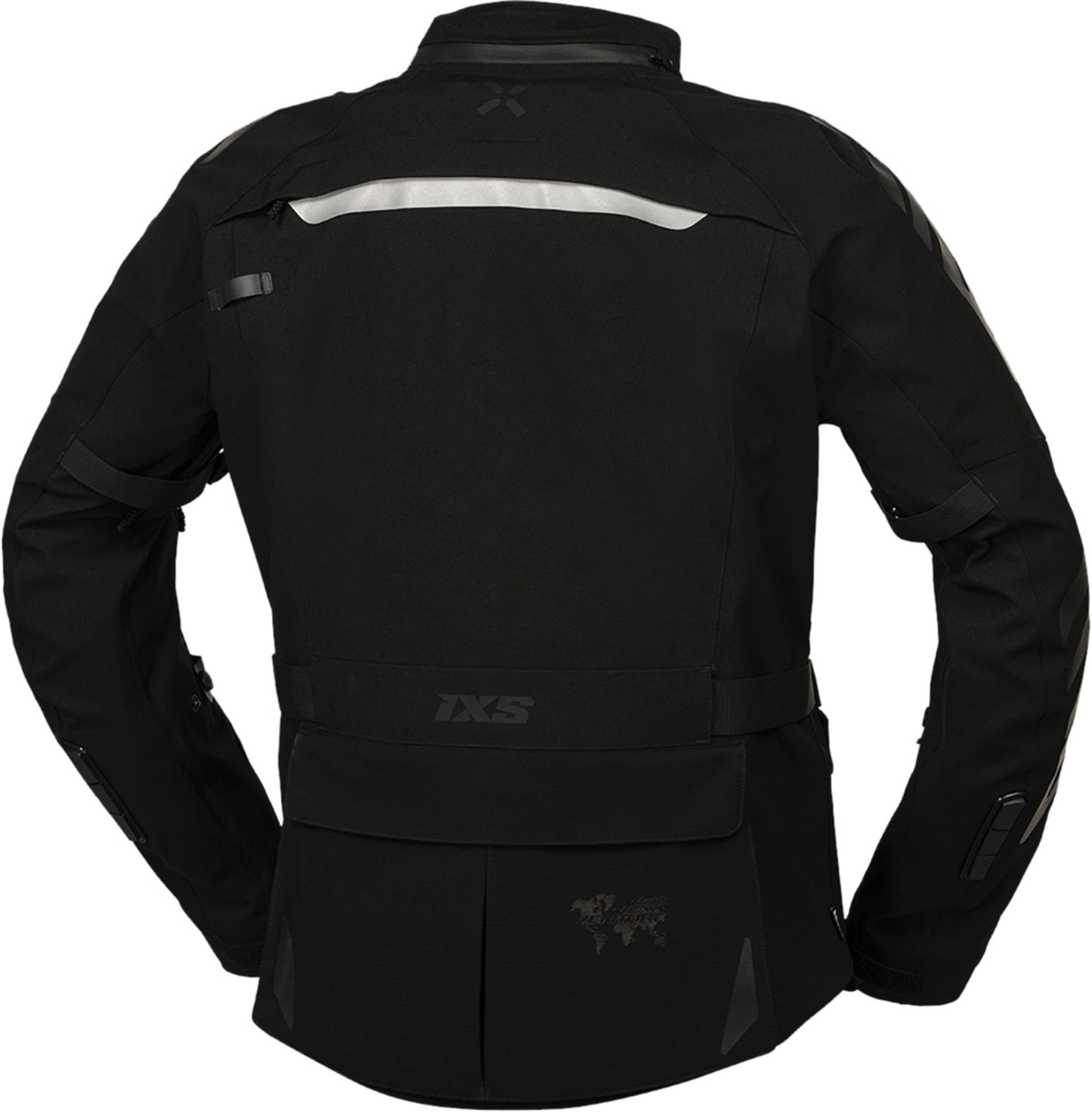 IXS Venture-STX 1.0 wasserdichte Motorrad Textiljacke, schwarz, XL