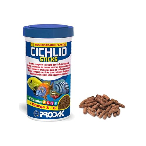 prodac Cichlid Sticks Alimento para Cíclidos 250 ml 90 Gramos