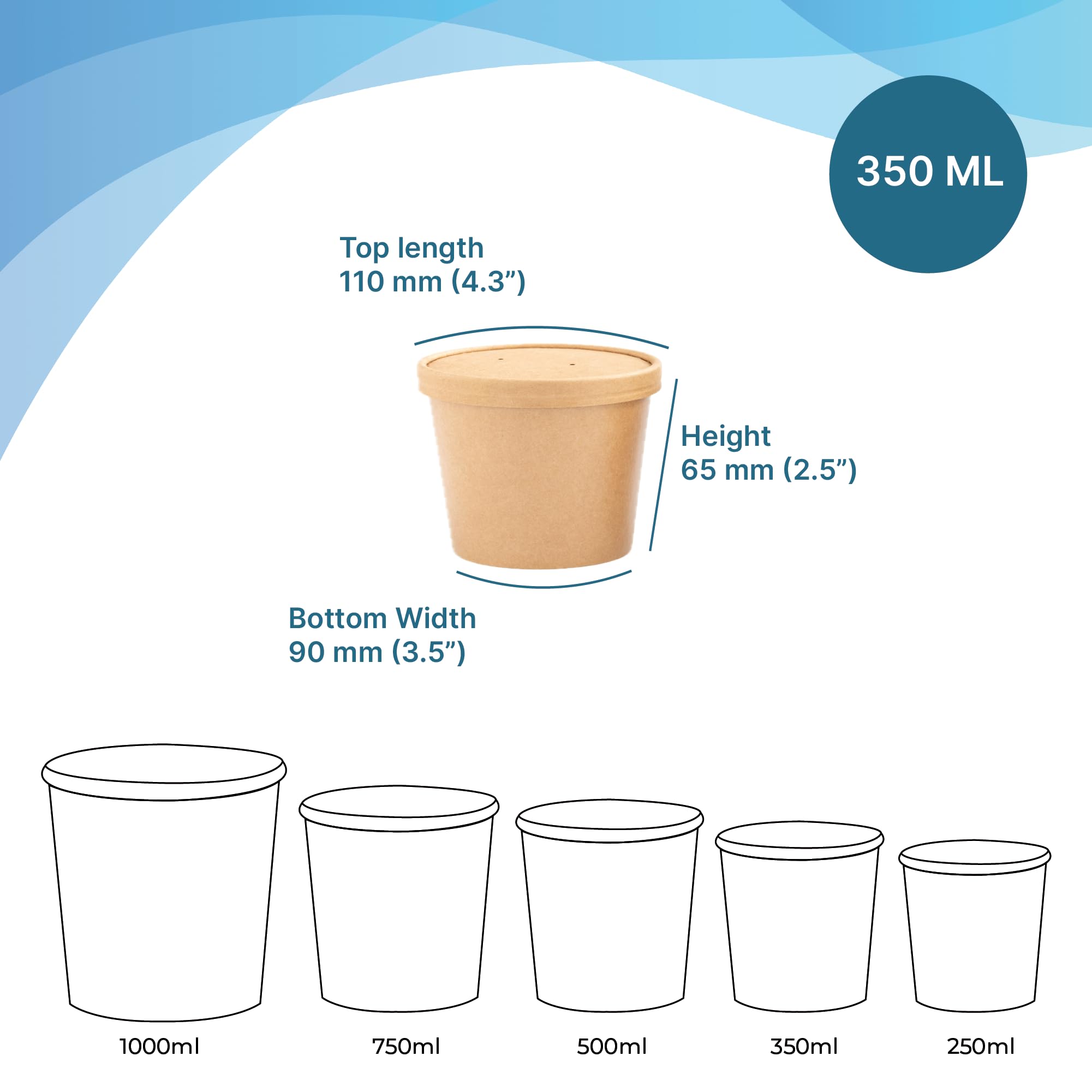 Eco-Friendly Paper Food Containers with Lids -8