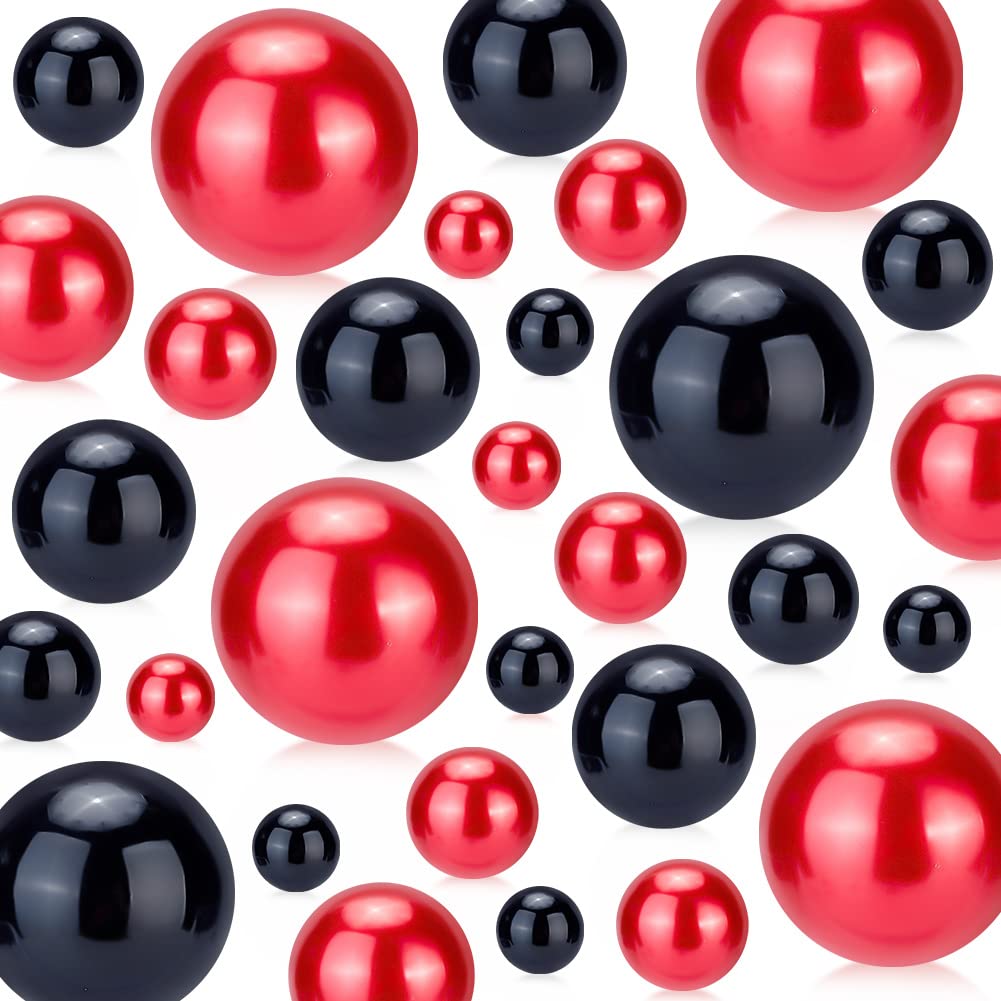 PandaHall 150pz Perle Galleggianti per Riempire Vasi Arancione Senza