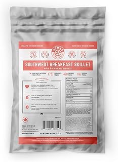 Nomad Nutrition – Southwest Breakfast Skillet | High Energy, All Natural Ingredients | Plant-Based & Non-GMO | Just Add Boiling Hot Water | 560g / 19.75oz (Pack of 1)