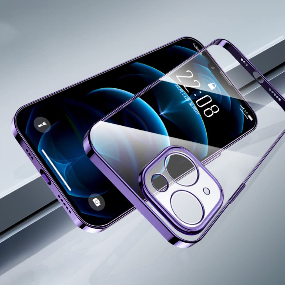 Écrin transparent violet premium pour iPhone 11 Pro Max - 6