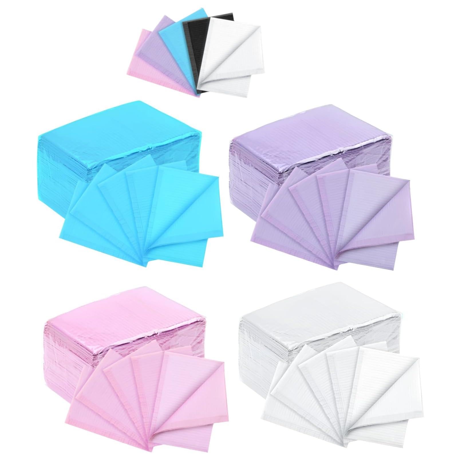 pronala Nail Paper Sheets, Improved Version, Recommended for Beauty Salons, Nail Mat, 50/200/250/500 Sheets, Extra Thick, 3-Layer Construction, Waterproof, Work Bench, Paper Apron, Disposable : Beauty