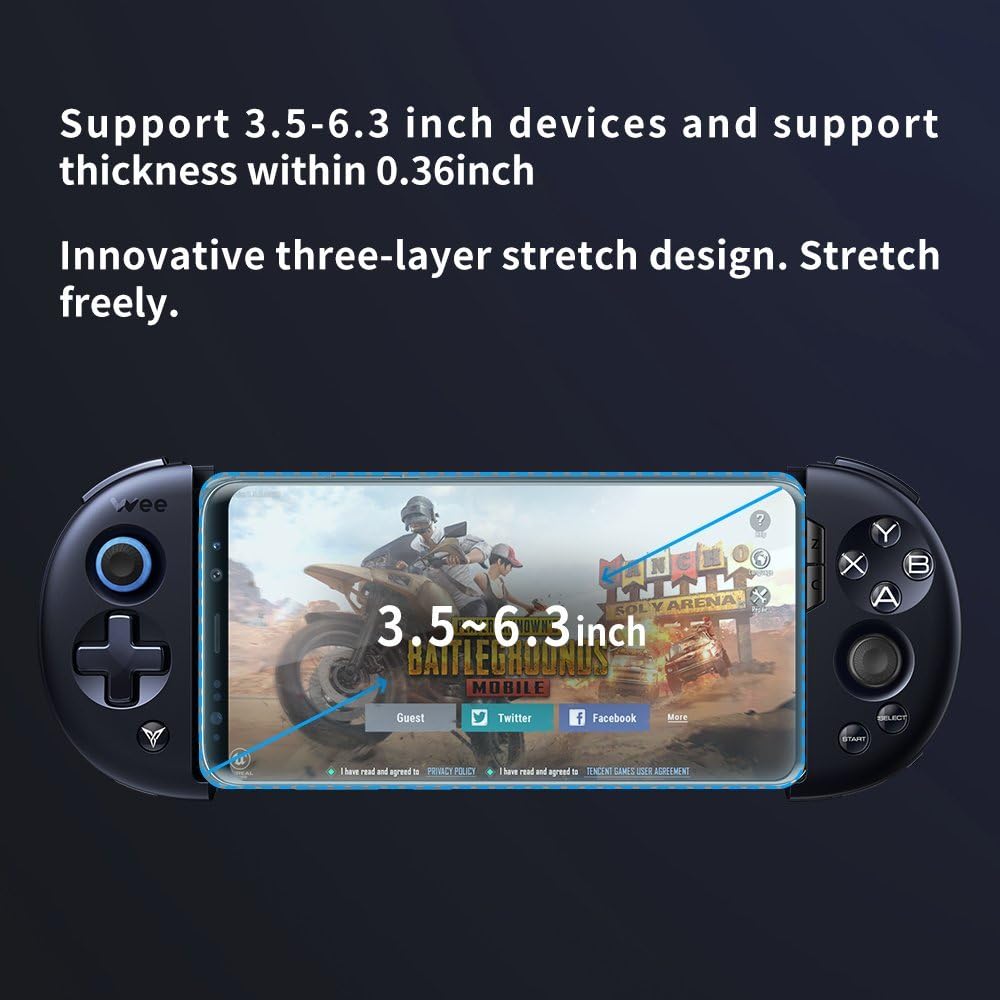Flydigi Wee 2 Wireless Bluetooth Controller Gamepad for Android iOS Mobile Telescopic Connecting Joystick