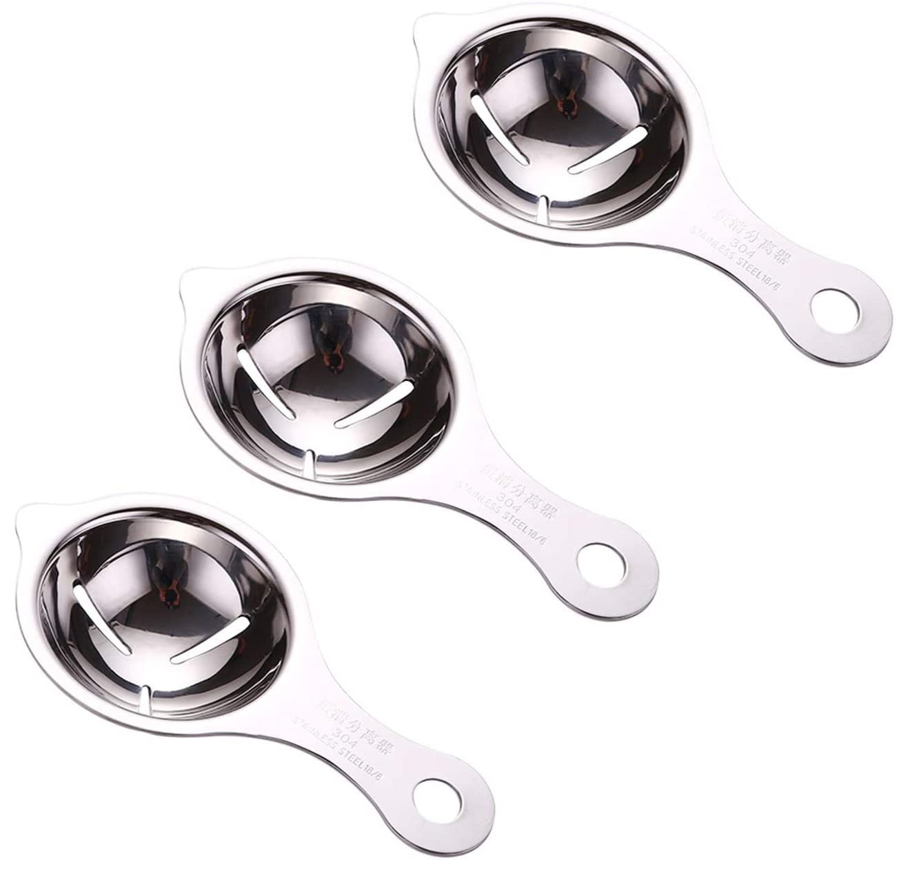 Dhvsam Egg Yolk Separator 304 Stainless Steel Dishwasher Safe Egg White