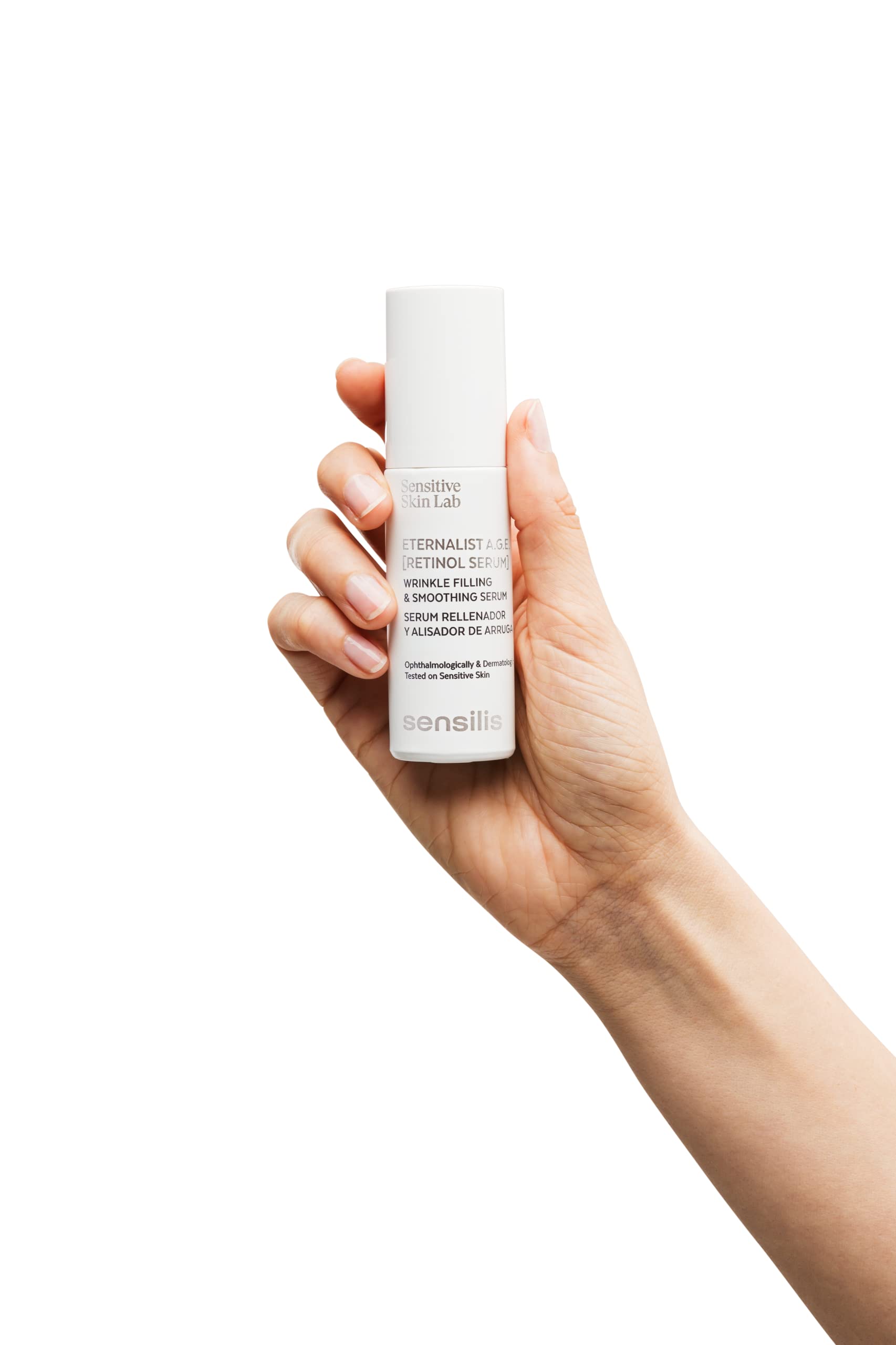 Sensilis - Eternalist A.G.E., Sérum au Rétinol Anti-Âge, 30 ml | Rétinol, Panthénol, Acide Hyaluronique, Peptides, Réduit, Hydrate, Peaux Grasses et Sensibles, Texture Sérum, Anti-Âge