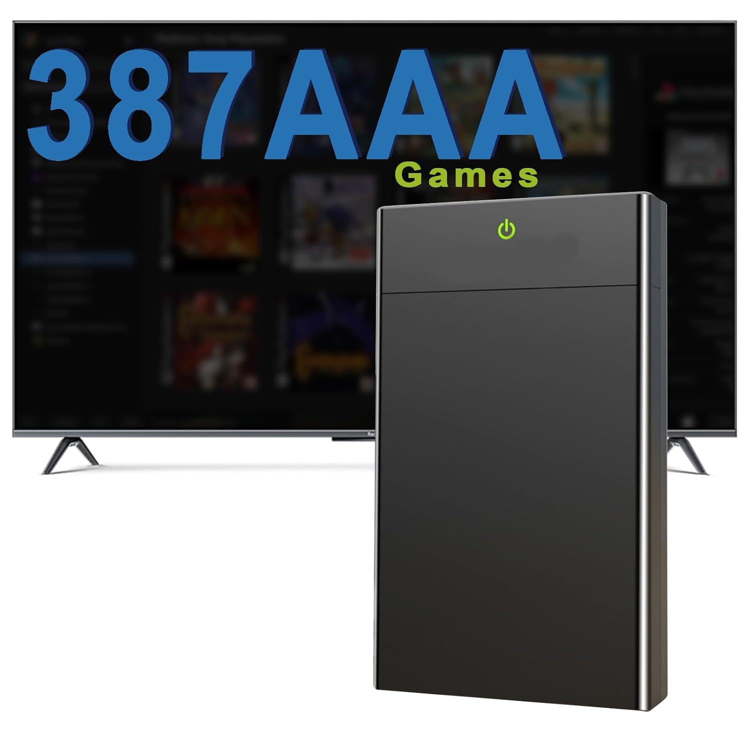 Amazon.com: 12TB Retro Gaming Hard Drive Emulator Console with 387 AAA ...