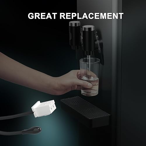 Miniatura 6 de DROK Sonda de sensor de temperatura de 10 K, 5 piezas, 3.3 ft de resina epoxi impermeable NTC sensor de temperatura sonda para varios dispensadores