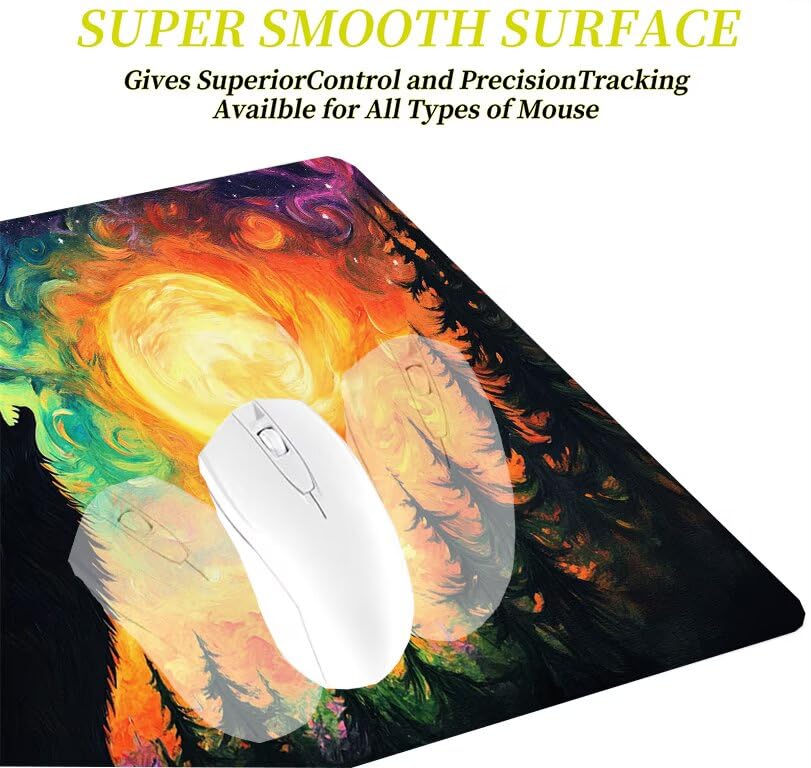 Tapis de souris grand format résistant lavable pour bureau