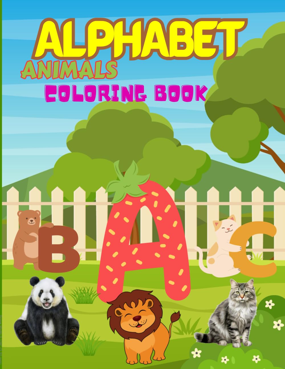 Alphabet Animals: From Alligator to Zebra: Learning the alphabet with animal names and developing coloring skills is suitable for ages one to three years.