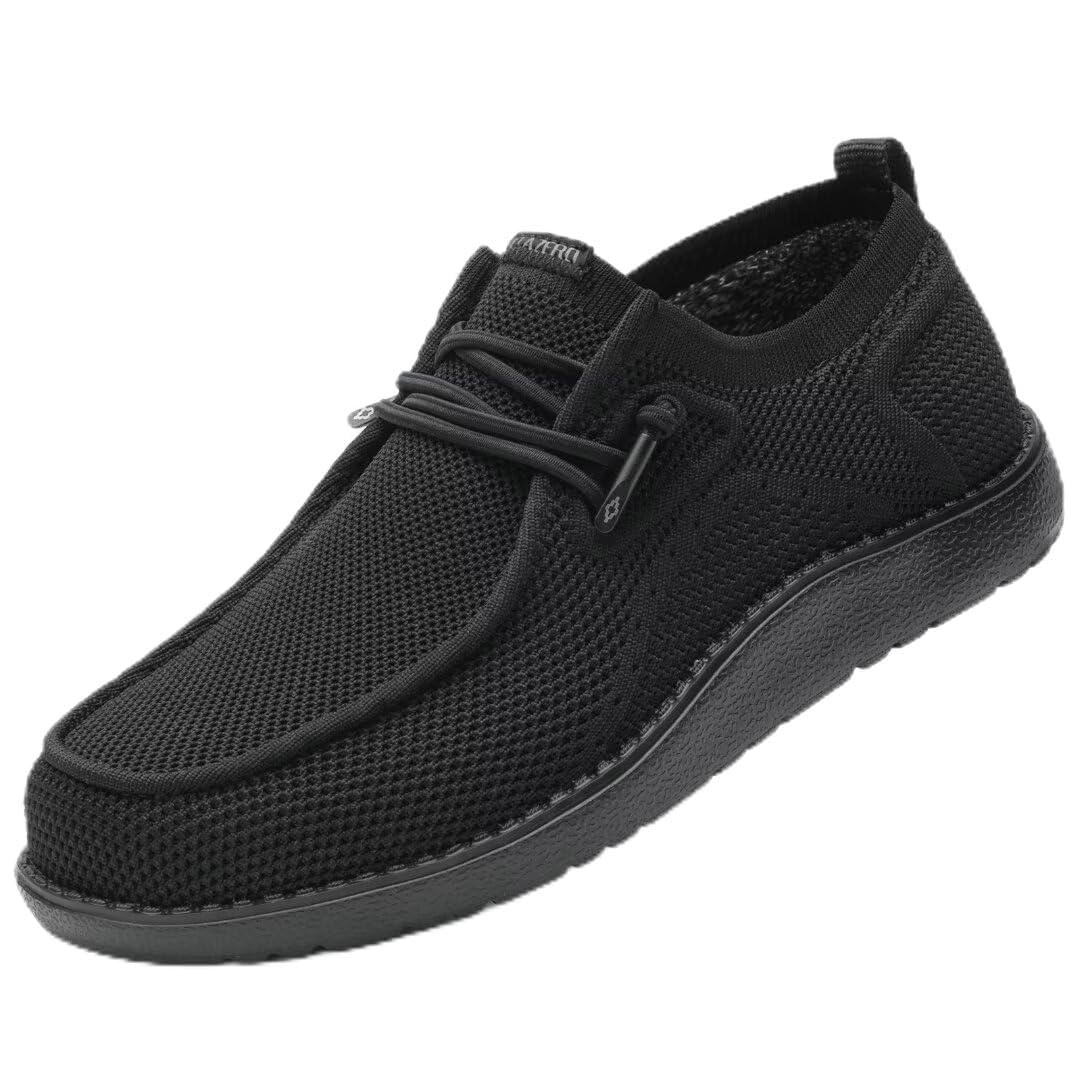 1TAZERO Men's Wide Slip On Shoes Casual Loafers Arch Support Comfort