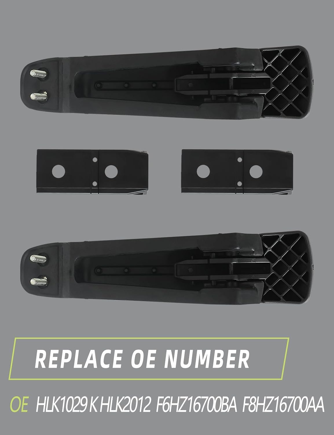 Hood Latch with Catch Bracket Compatible with Ford F-650/ F-750 2000-2010/ Sterling LT7500 LT9513 2005 Accessories Parts Replaces HLK1029K HLK2012 F6HZ16700BA F8HZ16700AA Pair