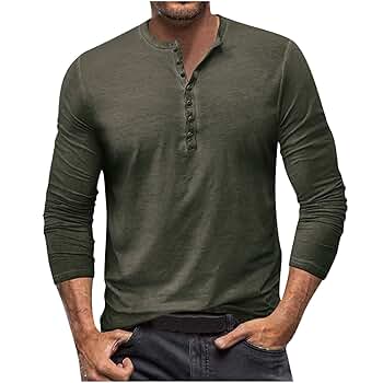 トップス Olde steader Henley Neck long Sleeve Olde Homesteader “Cotton Fleece / Henley Neck Long Sleeve