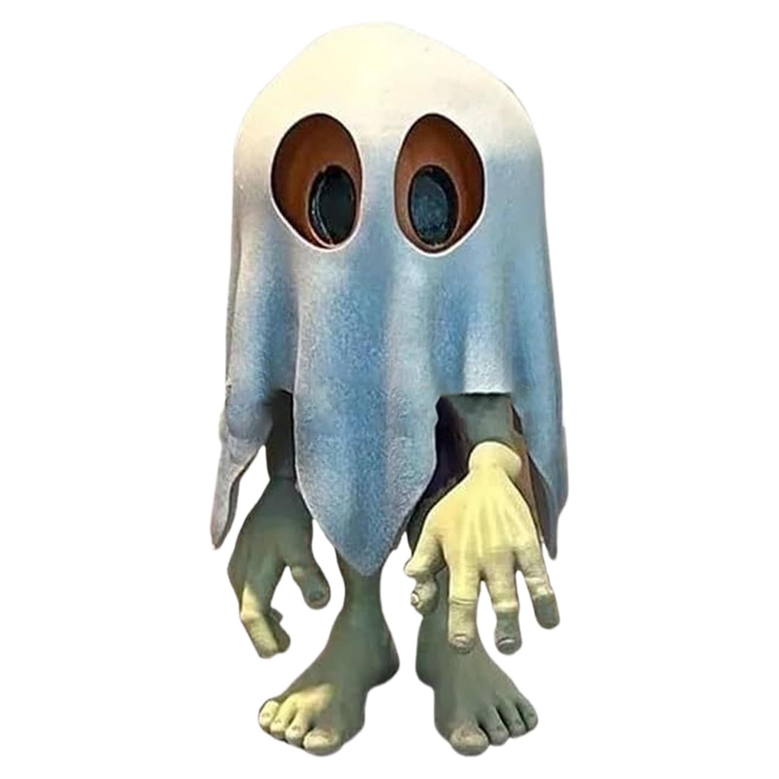 Statue Fantôme D'Halloween - Statue Fantôme En Résine Led Vintage