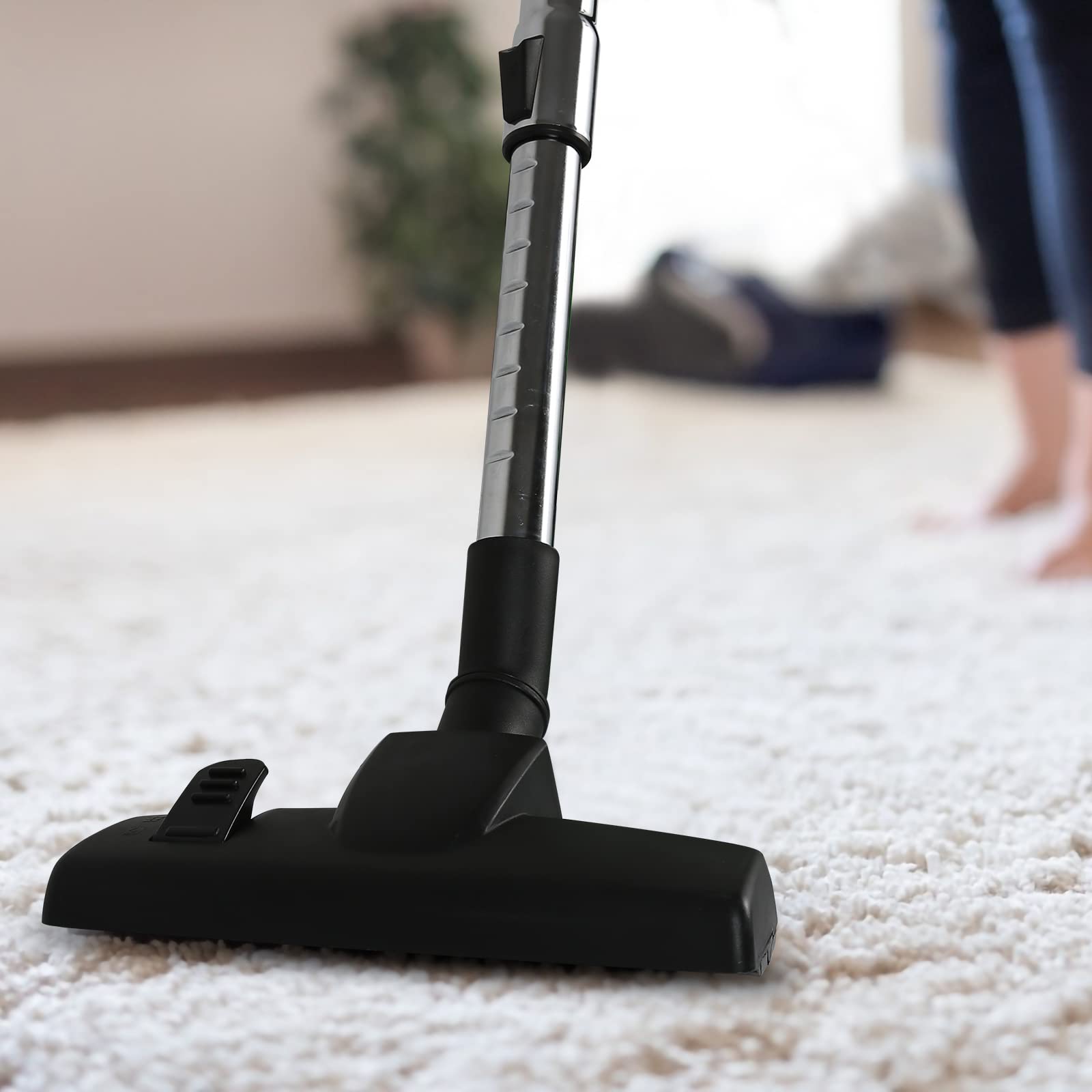 Aspirapolvere senza sacchetto, 900 Watt, senza sacchetto, con contenitore antipolvere da 3 l, filtro HEPA, per tappeti, pavimenti duri, peli di animali e polvere