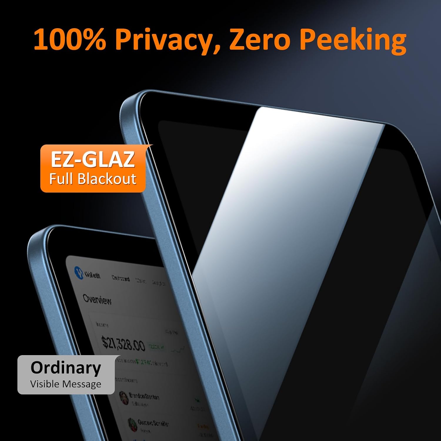 EZ-GLAZ-Privacy Screen Protector for iPad A16 11th/ 10th Gen image 4