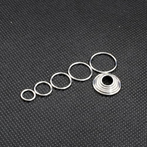 Surgical Steel Septum Rings Hinged Clicker earring hoops Segment Silver/Gold 5Pair/10PCS 16G/18G Nose Ring Lip Ring Hoop Earrings Sleeper Cartilage Daith Piercing Jewelry 6mm 8mm 10mm 12mm 14mm set for Women/Men3