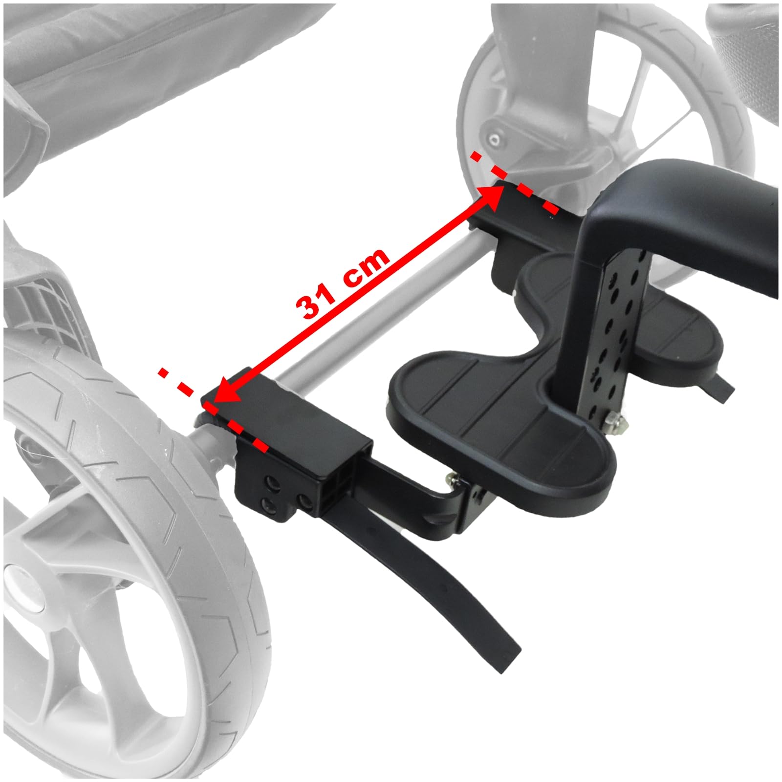 EICHHORN Kinderwagen Uno Rider all terrain broer- en zusjeszitje voor kinderwagens en buggys