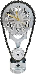 Amazon.com: ALLENPRO Vintage Gear Clock Rotating Gear - Steampunk ...
