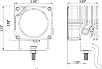 Vista 2 de RUN-D 35 W CREE faros LED de 3 pulgadas - 1 par
