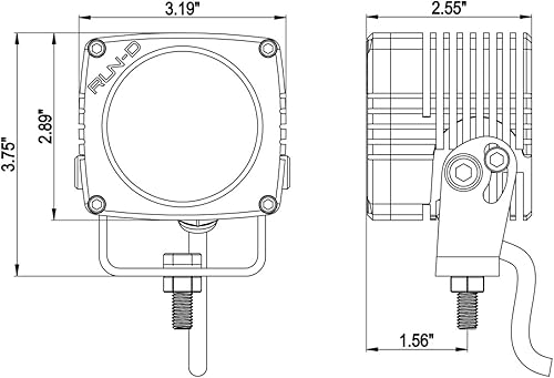 Miniatura 2 de RUN-D 35 W CREE faros LED de 3 pulgadas - 1 par