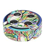 Fintie Protective Case for Amazon Echo Dot (Fits all-new Echo Dot 2nd Generation Only) - Premium Vegan Leather Cover Sleeve Skins, Love Tree