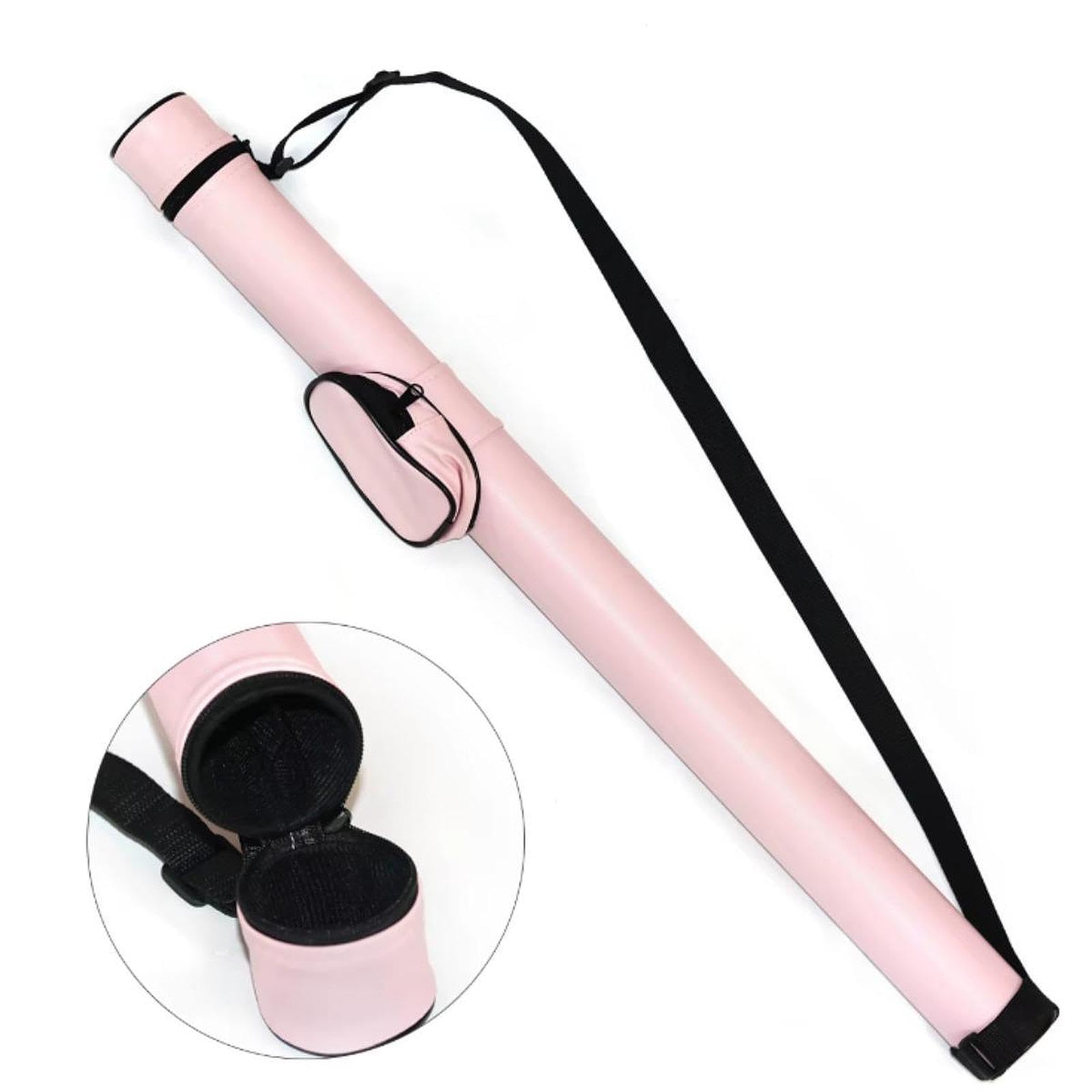 Perfeclan Billard-Pool-Queue-Etui, Billard-Pool-Queue-Tasche, rosa Tasche, Snooker-Club, hält Schaft, Geschenk, Billardstange, Aufbewahrungstasche für Mädchen