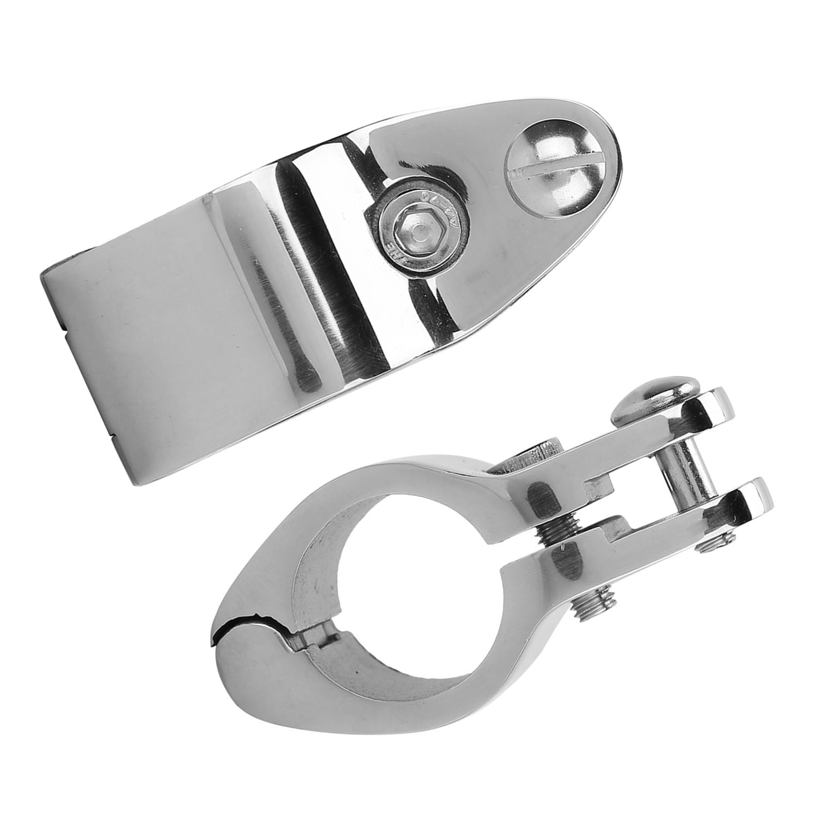 2 Stück Weniger Stahl-Boots-Marine-Scharnier-Oberbacken-Gleitbeschläge, Multifunktionales Zubehör für den Heimgebrauch (20MM)