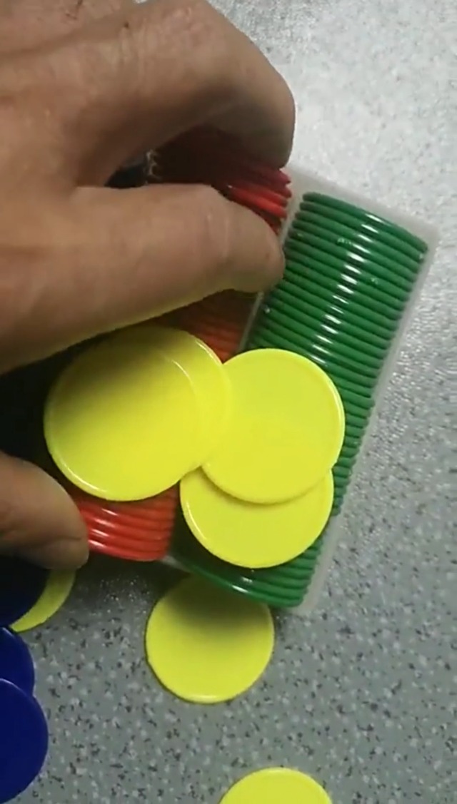 Funmo 400 Jetons De Poker En Plastique - 4 Couleurs Pour Apprendre à Compter Et Bingo