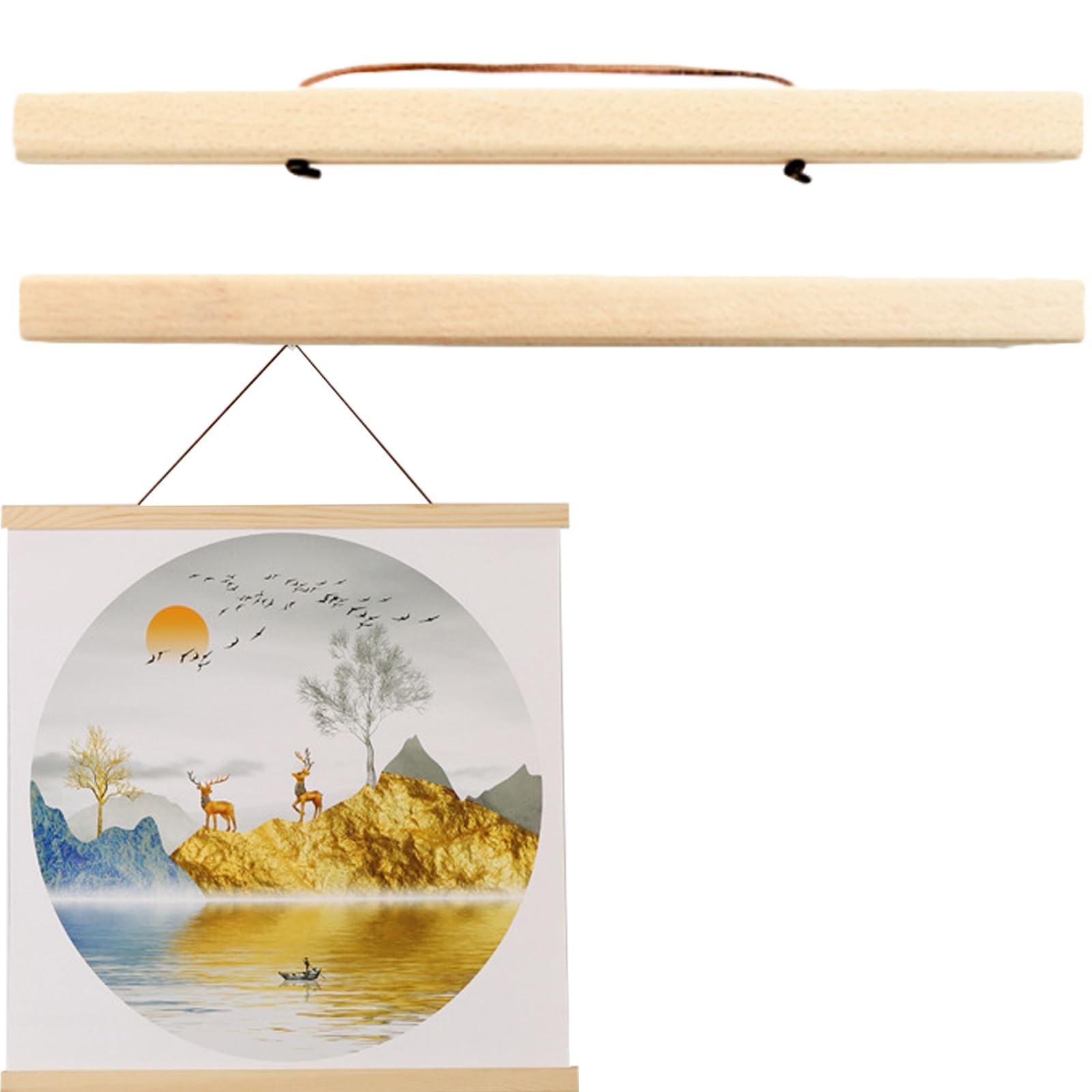 Colgadores de cuadros para pinturas y pósteres, kit ligero para colgar en la pared sin clavos, sistema magnético para colgar cuadros para una fácil instalación
