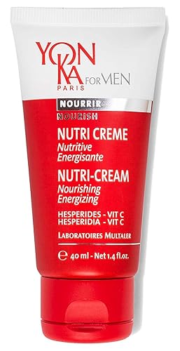 Yon-Ka Nutri-Creme - Crema hidratante facial para hombre (1.4 fl oz), crema de gel de rápida absorción para todo tipo de piel, aceite de oliva y