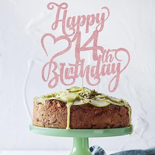 Miniatura 118 de Decoración para tarta de cumpleaños número 15 con purpurina dorada – 15 aniversario/cumpleaños – Hello 15, Cheers to 15 años, 15 & Fabulous Cake