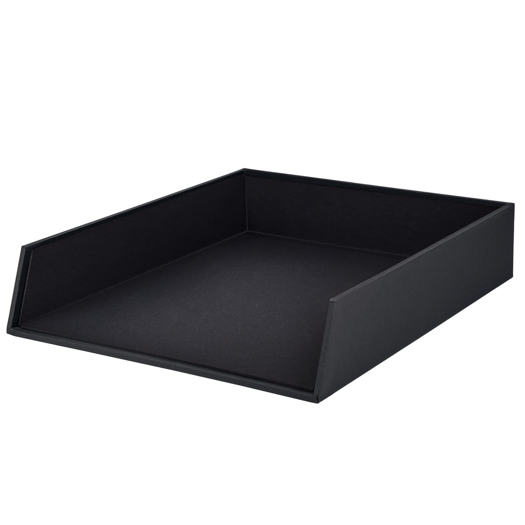 Rössler Papier 1335452700 - S.O.H.O. Opbergmand voor DIN A4, stapelbaar, zwart, 1 stuk