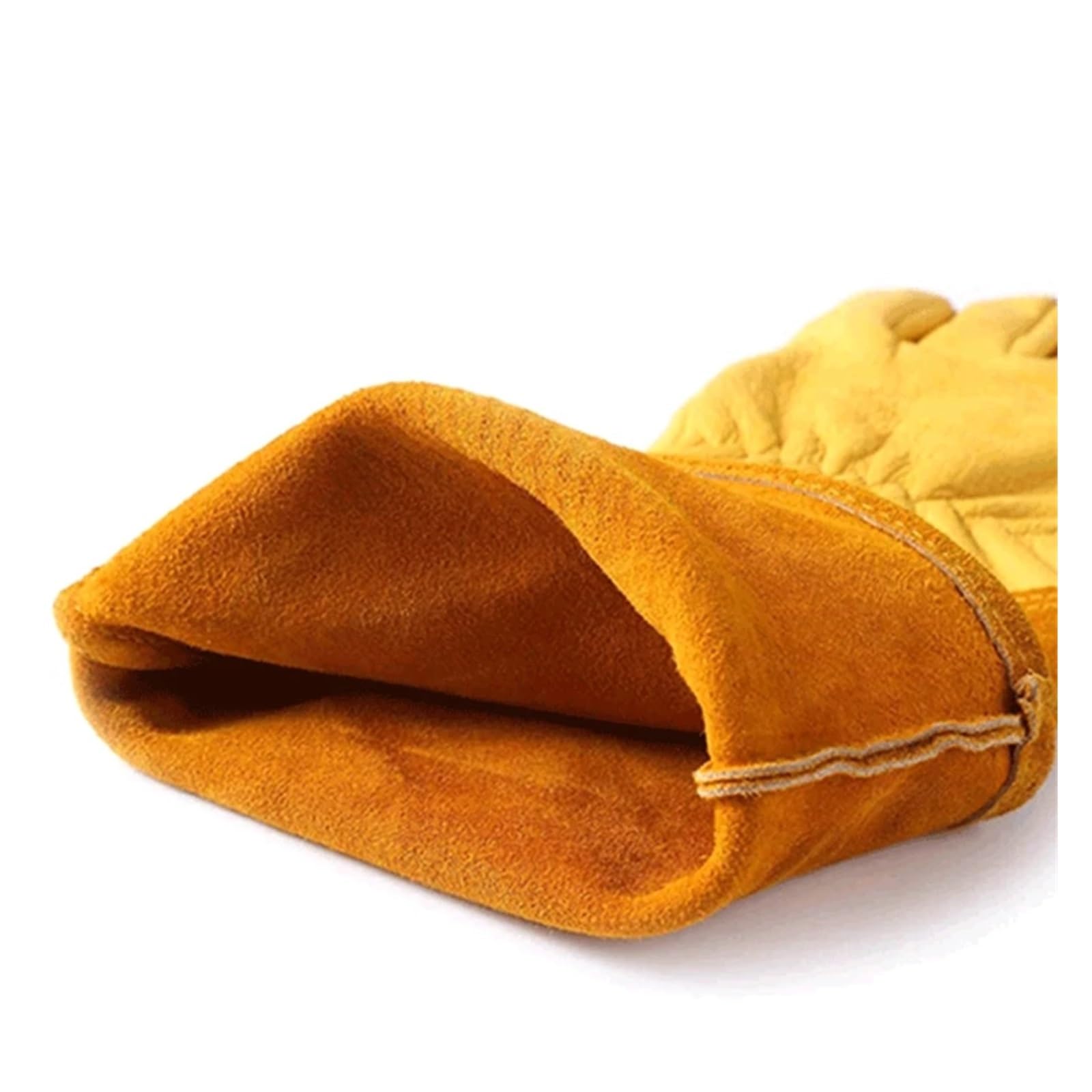 Gants de jardinage for la taille des rosiers, cuir de chèvre jaune, plusieurs tailles(Small)