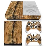  XBOX ONE S Skin Design Foils Pegatina Set - Old Wood Motivo