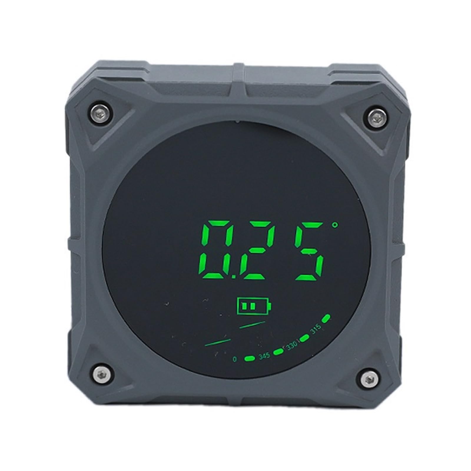 Bnvewr Gray Digital Angle Finder, Industrial Digital Angle Finders Real Time Monitoring Goniometer Tool,Inclinometer(Gray)