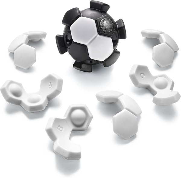 SmartGames – Plug & Play Ball – Puzzle Balle 3D – Mini Puzzle éducatif – Jeu de logique Enfant – Jeu Solo 6 Ans et Plus – Casse-tête Fidget Toy – Format Compact – Activité Cognitive sans préparation - 3