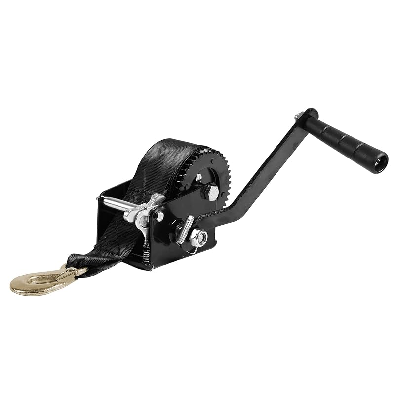 Guincho Manual Jack Boss AS-800Z com Catraca, Capacidade de Tração de 363 kg e Cinta de Poliéster de 6,1 m
