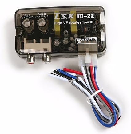 Altavoz del coche a RCA Adaptador de nivel de l?nea Adaptador de alta a baja frecuencia TSK TD-22 Altavoz del coche a RCA Adaptador de nivel de l?nea Adaptador de alta a baja frecuencia TSK TD-22