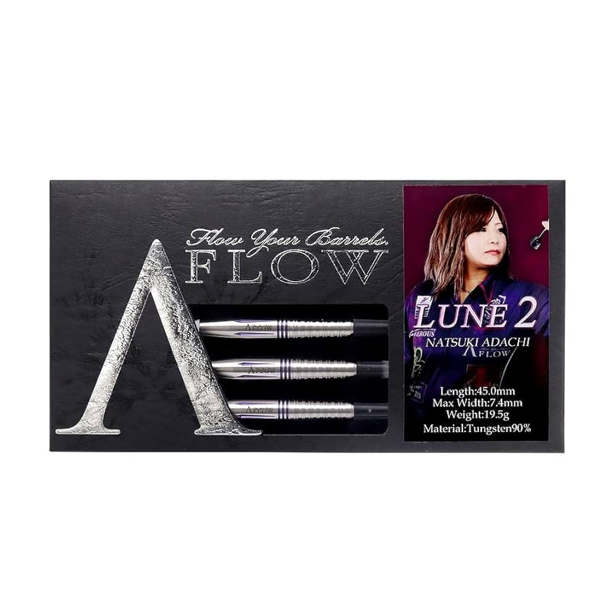 ダーツ A FLOW LUNE Amazon.com: DYNASTY A-FLOW BLACK LINE Coating Type LUNE2