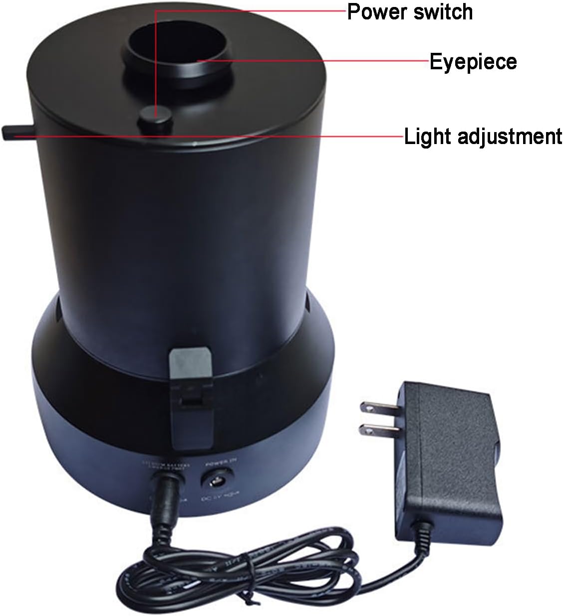 Diamond Brilliance Viewer, Diamond Cut/Fire Observer, Jewelry Polarizer Tester, Built-in LED Light Source, with 2 Sample Trays, for Jewelry Diamond Evaluation